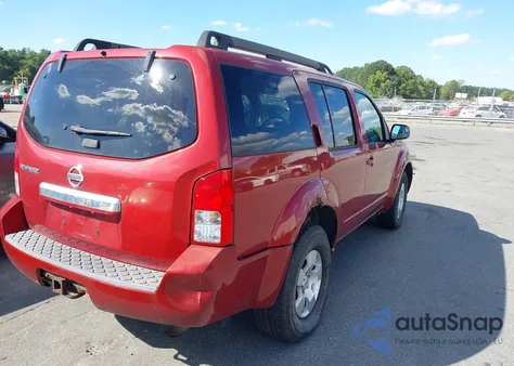 2008 Nissan Pathfinder S from USA, damaged, VIN 5N1AR18B38C646788